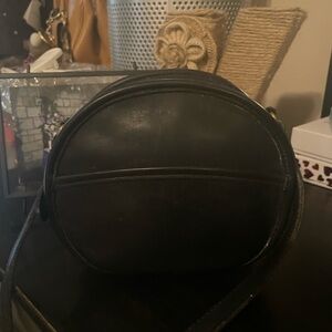 Vintage Coach Canteen black bag
